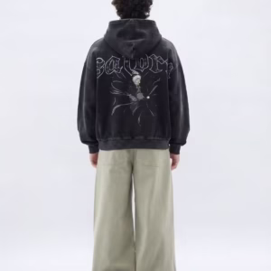 SATURN Dark Graphic Oversized Hoodie