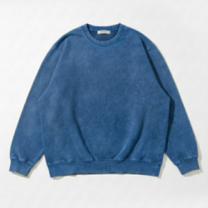 Deep Blue Vintage Wash Sweatshirt