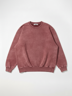Distressed Rosewood Crewneck Sweatshirt