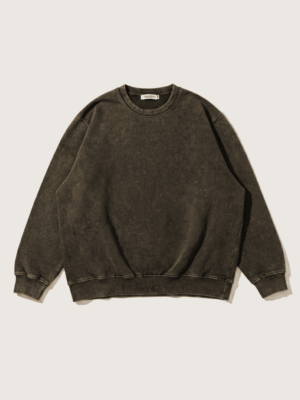 Earth Brown Vintage Wash Sweatshirt
