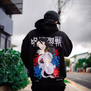 Suguru Geto Yakuza Style Graphic Hoodie