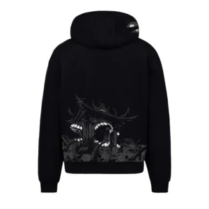 Ryōiki Tenkai Sukuna Domain Expansion Pullover Hoodie - JJK Anime Art