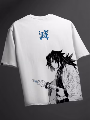 Water Hashira: Giyu Tomioka - Demon Slayer Oversized T-Shirt
